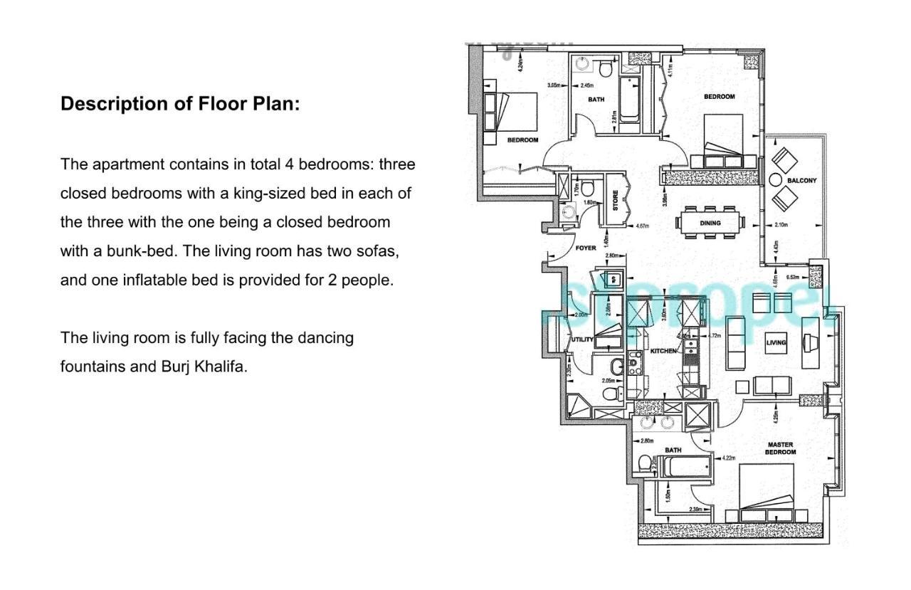 Elite Royal Apartment - Full Burj Khalifa & Fountain View - Crystal Dubai Luaran gambar